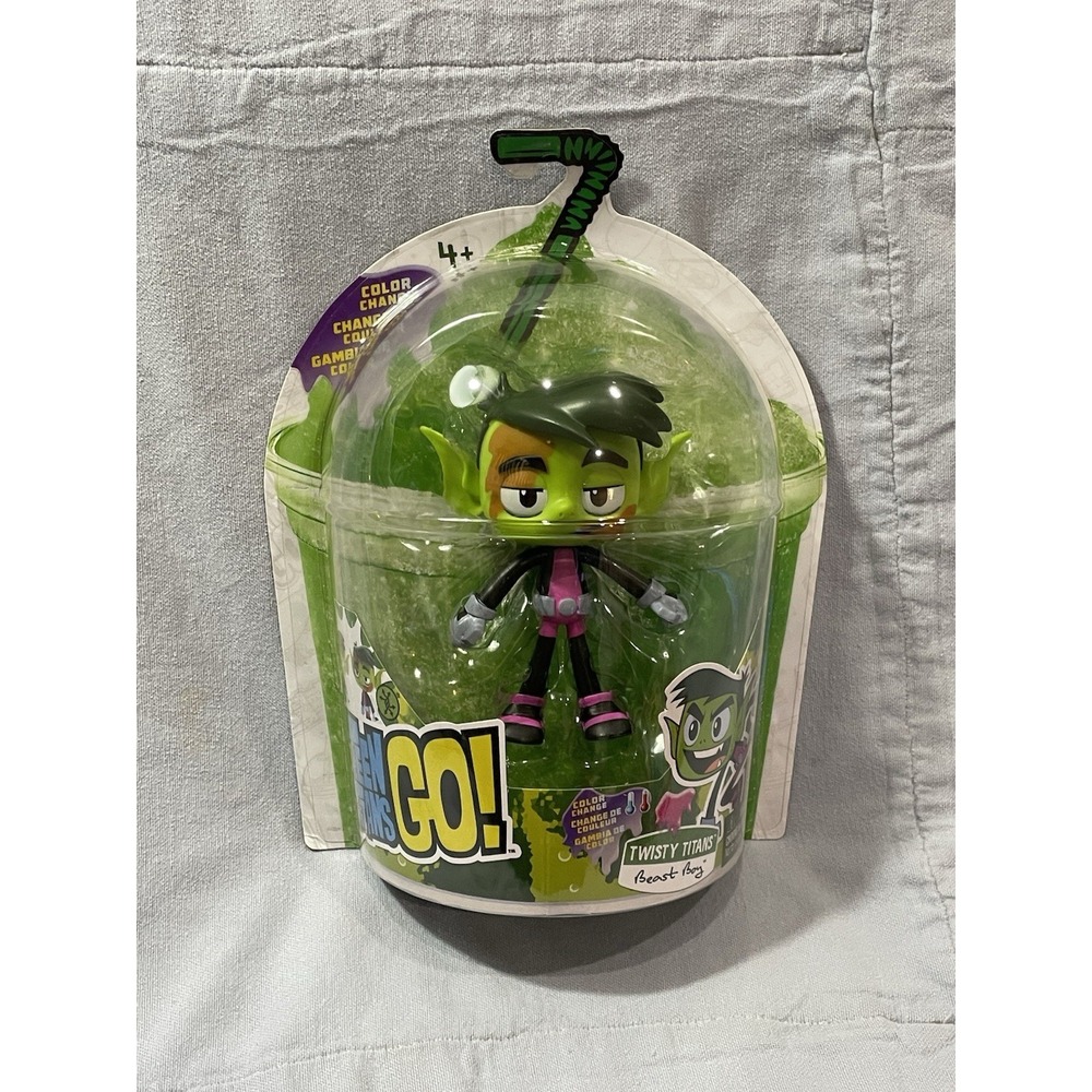 NEW DC Comics Teen Titans Go! Twisty Titan Beast Boy Flexible Action Figure 4.5"